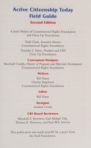 Cover of Active citizenship today field guide by Charles Degelman