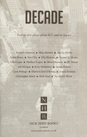 Cover of Decade by Samuel Adamson
