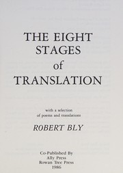 Front cover of Eight Stages of Translation by Robert Bly