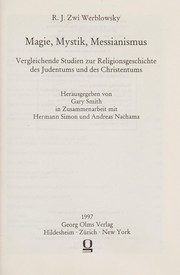 Cover of Magie, Mystik, Messianismus by R. J. Zwi Werblowsky