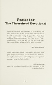 Cover of The Cheesehead devotional by Judy DuCharme