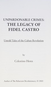 Cover of Unpardonable crimes by Celestino Heres
