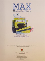 Cover of Max Meets the Mayor by Mark Goldman