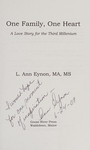 Cover of One family, one heart by L. Ann Eynon
