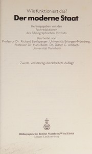 Cover of Der moderne Staat by Richard Bartlsperger