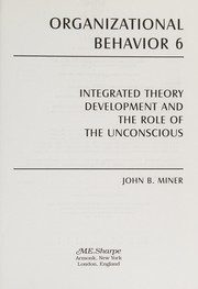 Cover of Organizational behavior 6 by John B. Miner