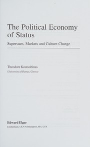 Front cover of The political economy of status by Theodore Koutsobinas