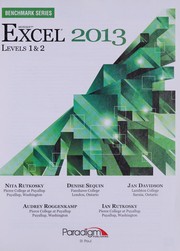 Front cover of Excel 2013 Level 1+2-W/CD by Nita Rutkosky