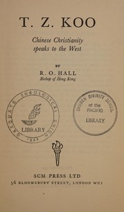 Cover of T.Z. Koo by Ronald O. Hall
