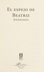Cover of El espejo de Beatriz by Beatriz Espejo