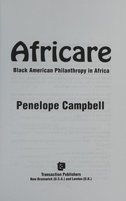Cover of Africare by Penelope Campbell