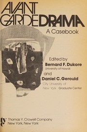 Front cover of Avant-garde drama by Bernard Frank Dukore
