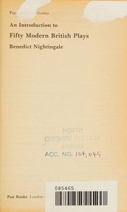 Front cover of An Introduction to Fifty Modern British Plays (Pan Literature Guides) by Benedict Nightingale