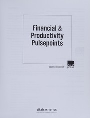 Front cover of Financial & productivity pulsepoints by American Animal Hospital Association