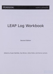 Cover of LEAP log workbook by Susan Barbitta