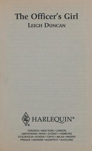Front cover of The Officer's Girl by Leigh Duncan