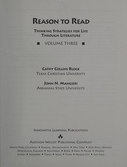 Cover of Reasons to Read by Cathy Collins Block