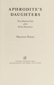 Cover of Aphrodite's daughters by Maureen Honey