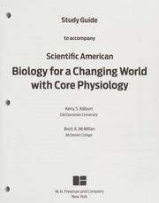 Front cover of Study Guide for Scientific American Biology for a Changing World with Physiology by Kerry Kilburn