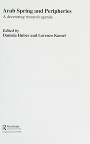 Cover of Arab Spring and Peripheries by Daniela Huber