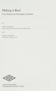 Cover of Making It Real by Julie A. Gorlewski