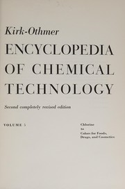 Front cover of Encyclopedia of chemical technology by Raymond E. Kirk