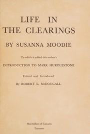 Cover of Life in the clearings by Susanna Moodie