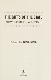Front cover of Gifts of the State and Other Stories by Adam Klein