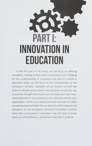 Cover of The innovator's mindset by George Couros