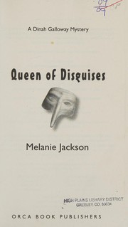 Front cover of Queen of disguises by Melanie Jackson