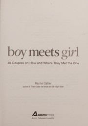 Front cover of Boy Meets Girl by Rachel Safier