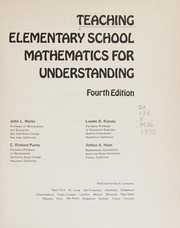 Front cover of Teaching elementary school mathematics for understanding by John L. Marks