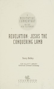 Cover of Meditative Commentary : Revelation by Terry Briley