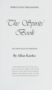 Cover of Spirits' Book by Allan Kardec