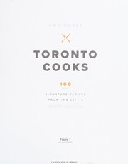 Cover of Toronto Cooks by Amy Rosen