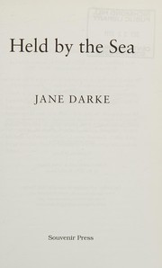Cover of Held by the sea by Jane Darke