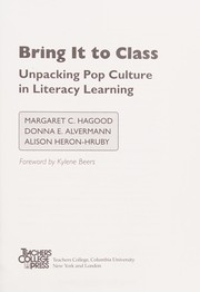 Cover of Bring it to class by Margaret C. Hagood