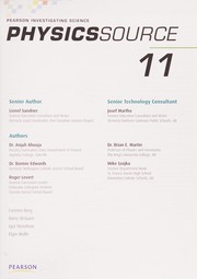 Cover of Pearson investigating science PhysicsSource 11 by Lionel Sandner