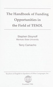 Front cover of The Handbook of Funding Opportunities in the Field of Tesol by Stephen Stoynoff