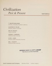 Front cover of Civilization past & present by T. Walter Wallbank
