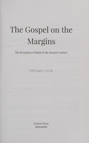 Front cover of Gospel on the Margins by Michael J. Kok