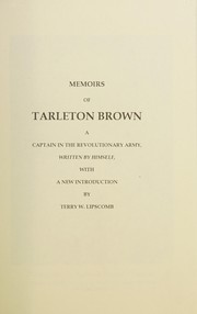 Cover of Memoirs of Tarleton Brown by Tarleton Brown