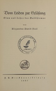 Front cover of Vom Leiden zur Erlösung by Alexandra David-Néel