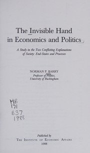 Cover of The invisible hand in economics and politics by Norman P. Barry