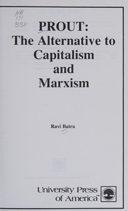 Cover of Prout by Raveendra N. Batra