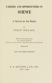 Cover of Careers and opportunities in science by Philip Pollack