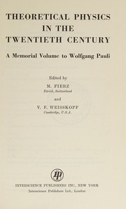 Front cover of Theoretical physics in the twentieth century by Markus Fierz