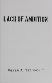 Front cover of Lack of Ambition by Peter A. Stankovic
