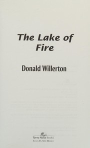 Front cover of Lake of Fire by Donald Willerton