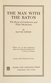 Cover of The man with the baton by David Ewen